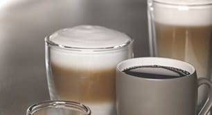 Fono paveikslėlis su kavos puodeliais