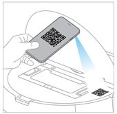 „Wi-Fi“ prijungimas, QR kodo nuskaitymas