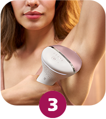 Pastatykite „Philips Lumea IPL“ 90 laipsnių