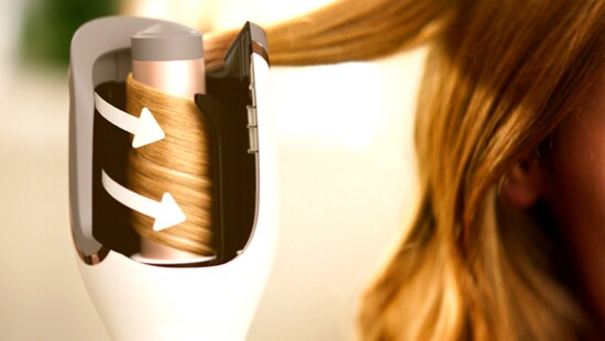 Technologija „MoistureProtect“ jūsų automatinėse plaukų garbanojimo prietaise
