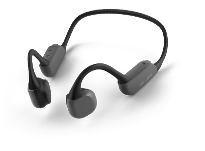 „Philips“ A6606 vandeniui atsparios, ausų neuždengiančios, belaidės sportinės ausinės