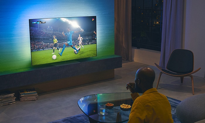 Sportui stebėti skirtas „Philips“ televizorius