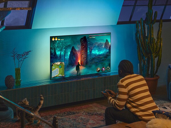 „Philips“ OLED yra žaidimų televizoriaus funkcijų