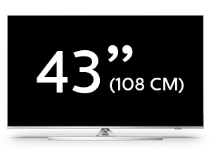 43 colių „Philips Performance“ serijos 4K UHD LED „Android“ televizorius
