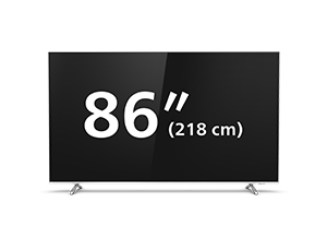 86 colių „Philips Performance“ serijos 4K UHD LED „Android“ televizorius